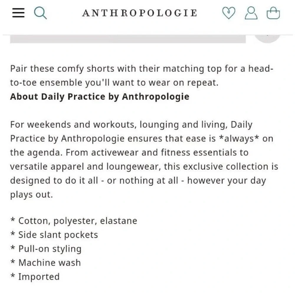 Anthropologie Kimberly Shorts - Picture 4 of 10